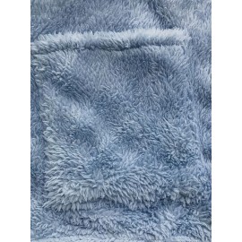 Solid Fuzzy Sweatshirts, Casual Crew Neck Long Sleeve Sweatshirt With Pockets, Women's Clothing Solid Fuzzy Sweatshirts, Casual Crew Neck Long Sleeve Sweatshirt With Pockets, Women's Clothing