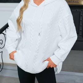 Paw & Heart Print Kangaroo Pocket Hoodie, Casual Long Sleeve Drawstring Hoodie Sweatshirt, Women's Clothing Paw & Heart Print Kangaroo Pocket Hoodie, Casual Long Sleeve Drawstring Hoodie Sweatshirt, Women's Clothing