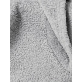 Animal Print Kangaroo Pocket Teddy Hoodie, Casual Long Sleeve Button Hoodie Sweatshirt, Women's Clothing Animal Print Kangaroo Pocket Teddy Hoodie, Casual Long Sleeve Button Hoodie Sweatshirt, Women's Clothing