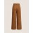 Solid Corduroy Straight Leg Pants, Vintage Patched Pocket Loose Pants, Women's Clothing