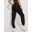 Solid Jogger Cargo Pants 2 Pack, Casual Flap Pocket Elastic Waist Pants, Women's Clothing
