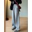 Solid Elastic High Waist Sweatpants, Casual Sporty Wide Leg Pants With Pocket, Women's Clothing